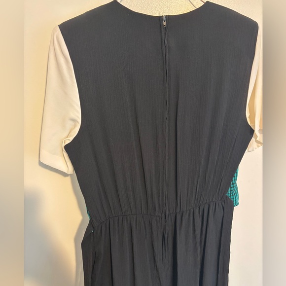 Vintage Green Plaid Vest Romper - Picture 2 of 5